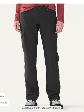 KÜHL Freeflex Roll-Up Hiking Pants Black Raven Women’s Size 8